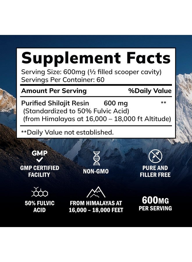 aSquared Nutrition Pure Himalayan Shilajit Resin for Men & Women - 600mg - Natural Extract Supplement with 85+ Trace Minerals & Fulvic Acid - Alternative to Capsules, Gummies, Tablets & Drops - Image 3