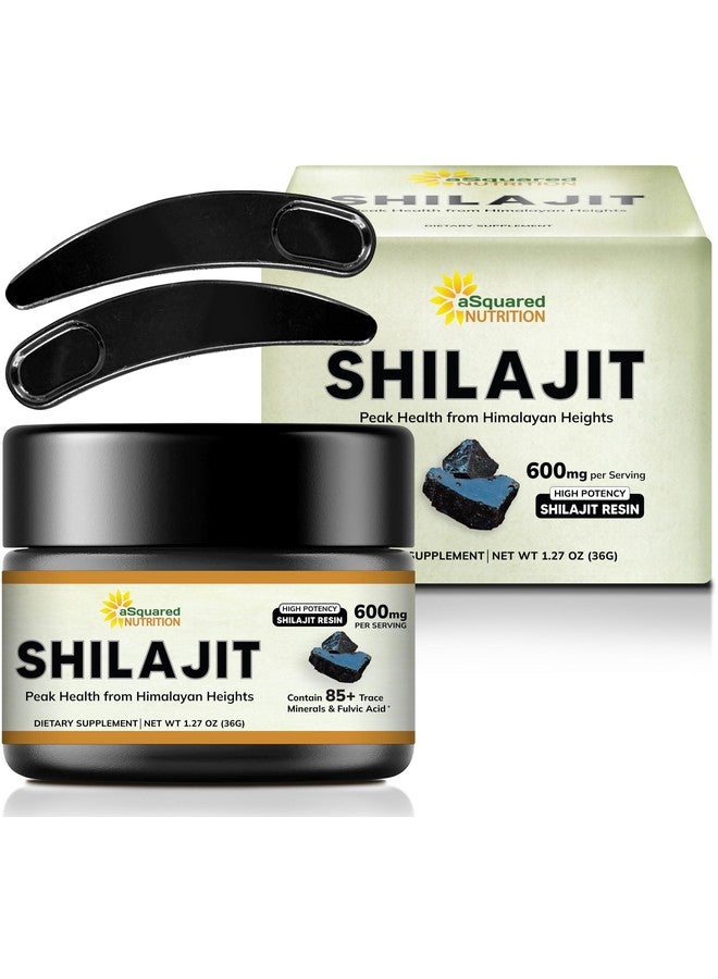 aSquared Nutrition Pure Himalayan Shilajit Resin for Men & Women - 600mg - Natural Extract Supplement with 85+ Trace Minerals & Fulvic Acid - Alternative to Capsules, Gummies, Tablets & Drops - Image 2