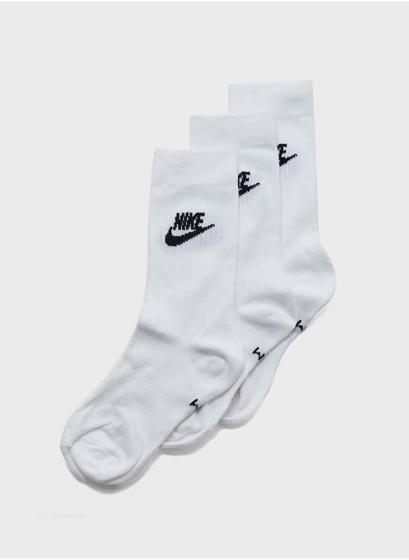 Nike 3 Pack Nsw Everyday Essential Crew Socks  - Image 1
