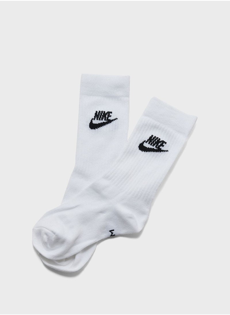 Nike 3 Pack Nsw Everyday Essential Crew Socks  - Image 2