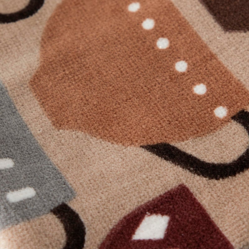 T-Fal Fiber Reactive Print Kitchen Towels: Highly Absorbent, Super Soft - 100% Cotton, 16"x28" Dish Towels for Cleaning & Drying Dishes, Pans, Glassware, or Countertops, 2-Pack, Coffee - Image 3