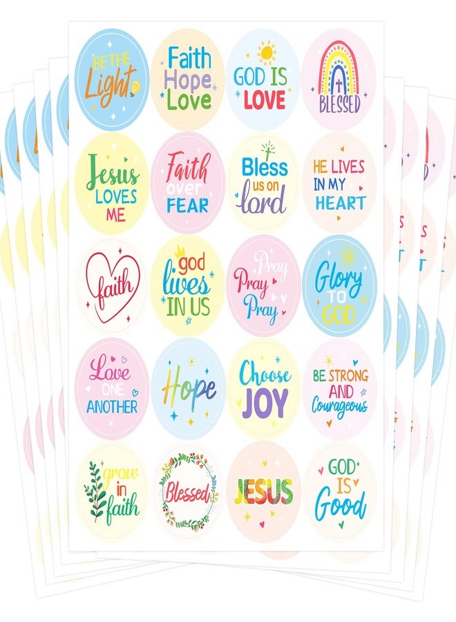 Fancy Land Christian Easter Stickers for Kids Religious Jesus Sticker Cross Decals for Party Favors Sunday School Supplies Toddlers Prizes 200Pcs - Image 2