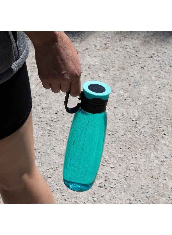 sistema زجاجة مياه رياضية من سيستما ترافيرس | 650 مل | زجاجة مياه للأطفال مقاومة للتسرب | بلاستيك مقاوم للصدمات | خالية من BPA | ألوان متنوعة (غير قابلة للاختيار) | 1 قطعة - Image 4