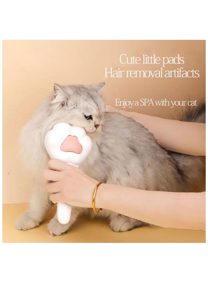 Cat Grooming Brush with Release Button Self Cleaning and Skin Friendly Grooming and Shedding Tool for Long and Short Haired Cats and Dogs - Image 2
