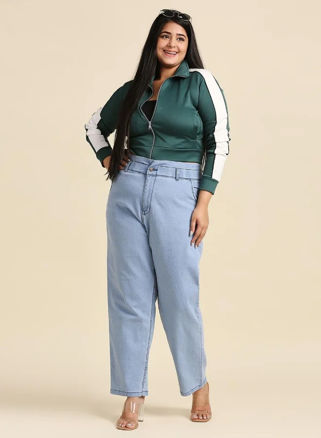 هاي ستار Women Blue High-Rise Stretchable Jeans