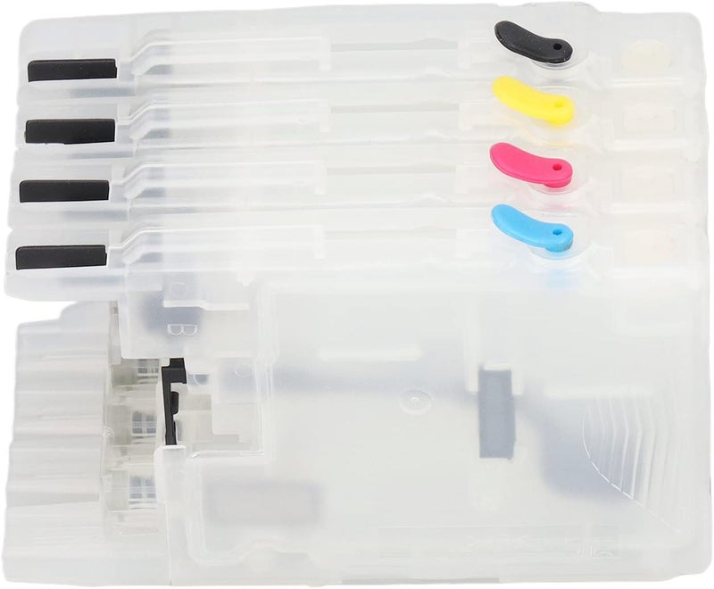 4Pcs Ink Cartridges Compatible for LC12 LC17 LC71 LC73 LC75 LC77 LC79 LC400 LC450 LC1220 LC1240 LC1280, Refill Replacement BK C M Y 4 Colors, Inkjet Printer - Image 5