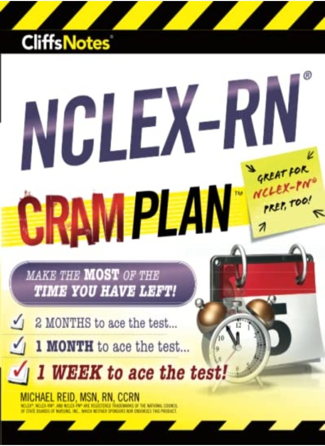 null - Cliffsnotes Nclexrn Cram Plan by Reid, Michael, M S RN Paperback - Image 1
