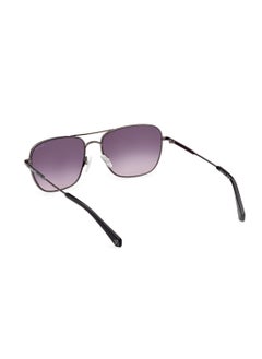 GANT Men's UV Protection Navigator Shape Metal Sunglasses GA722114B58 - Lens Size: 58 Mm - Shiny Light Ruthenium  - Image 5