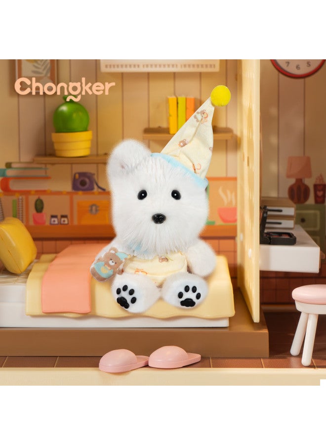 Chongker Chongke Dog Plush Toy Backpack Keychain Hanging Ornament Mbti Birthday New Year Gift - Western Highlands - Istj - Image 1