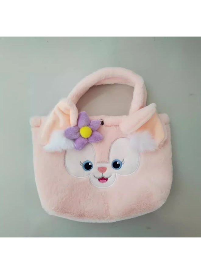 2022 Spring Japanese Portable Plush Toy Bag Girls Satchel Large Capacity Makeup Handbag Holiday Gift-Color:Melody Tote-Height:20cm0.09kg - Image 4