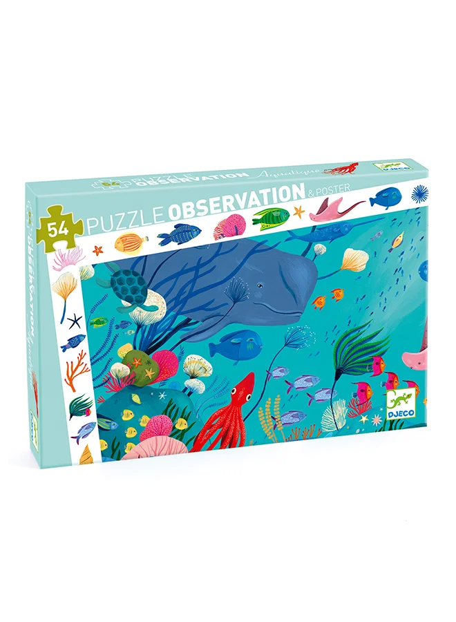 DJECO Aquatic Observation Puzzle - 54pcs