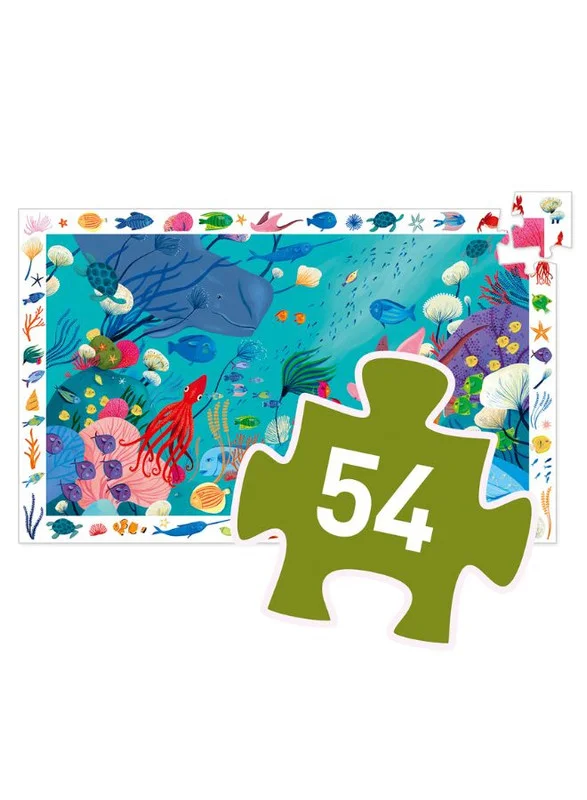 DJECO Aquatic Observation Puzzle - 54pcs