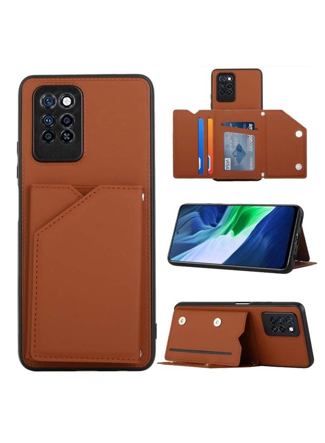 Zaboon Case For Infinix Note 10 Pro Skin Feel PU + TPU + PC Phone Case - Image 1