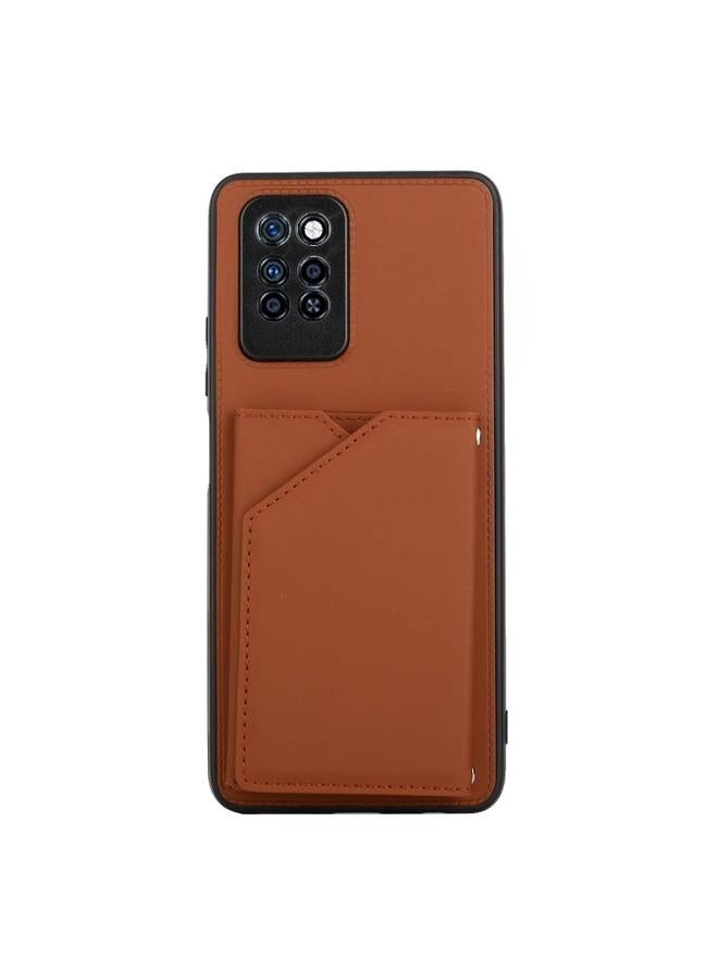 Zaboon Case For Infinix Note 10 Pro Skin Feel PU + TPU + PC Phone Case - Image 2