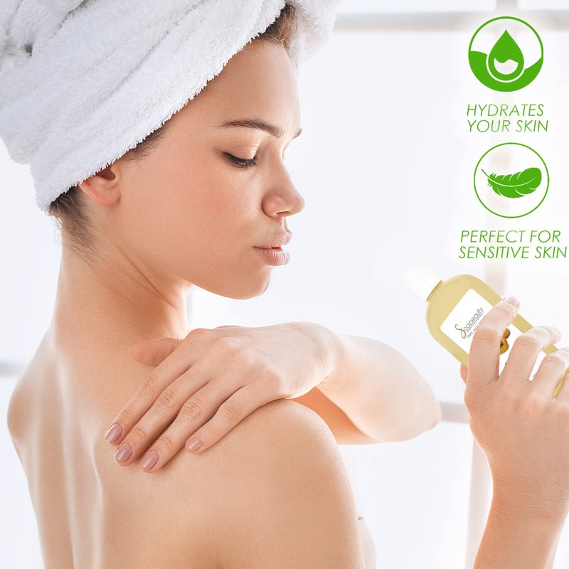 Soapeauty Apricot Kernel Oil Cold Pressed 100% Pure Natural Apricot Oil for Skin, Face, Hair Carrier for Essential Oils, Massage | 7 LBS - Image 2