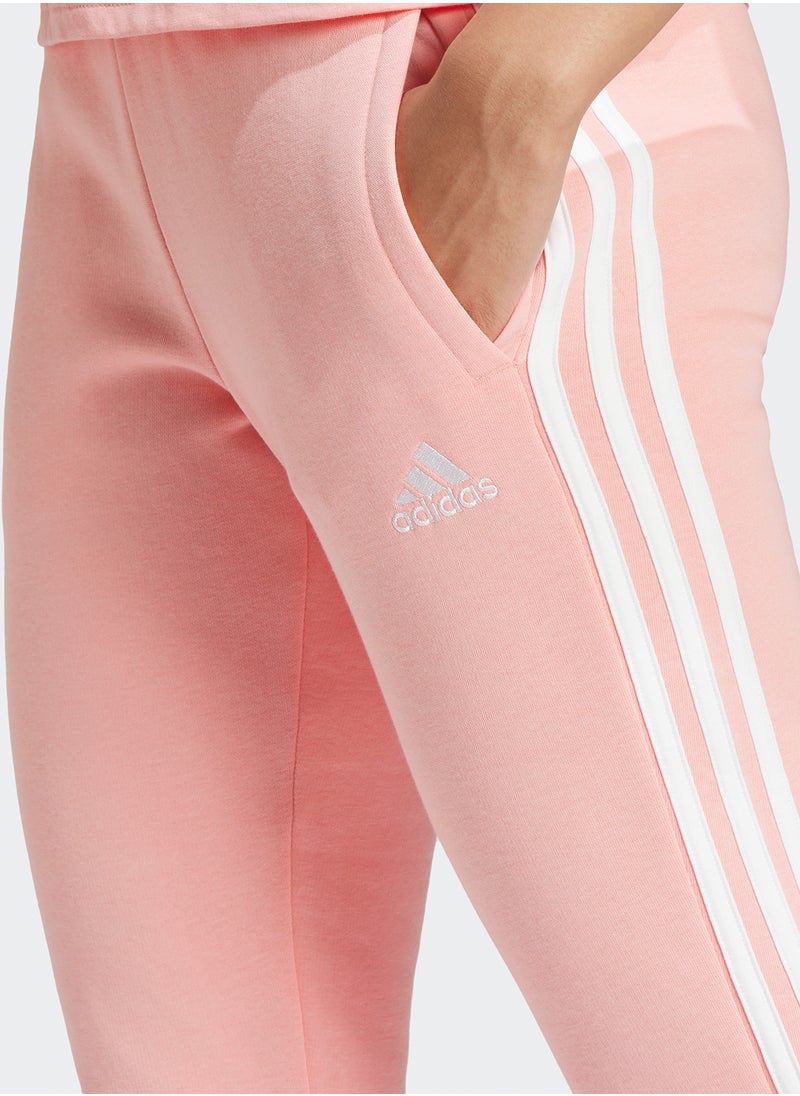 Adidas Essentail 3 Stripe Fleece Pants  - Image 3