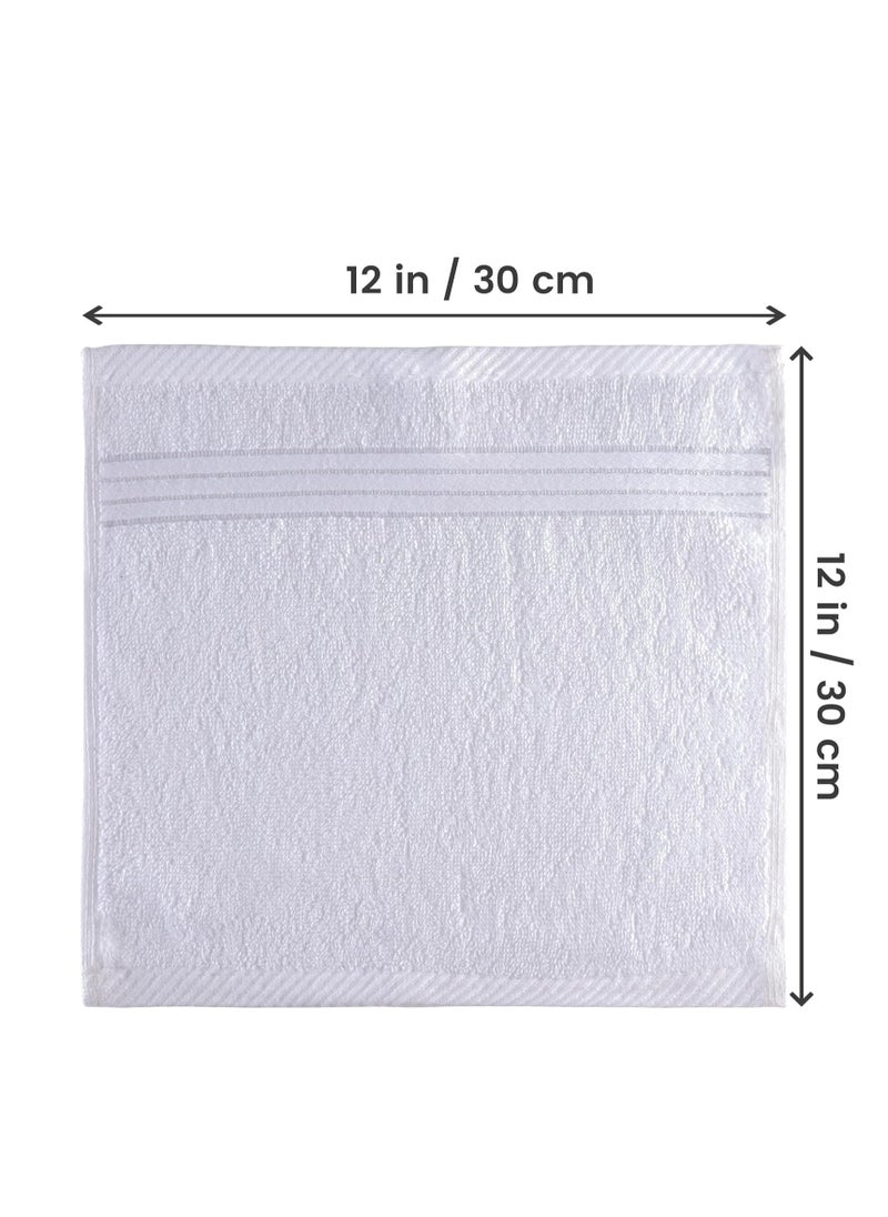 Utopia Towels - Utopia Towels 12 Pack Premium Wash Cloths Set (12 x 12 Inches) 100% Cotton Ring Spun, Highly Absorbent and Soft Feel Washcloths for Bathroom, Spa, Gym, and Face Towel (White) - Image 1