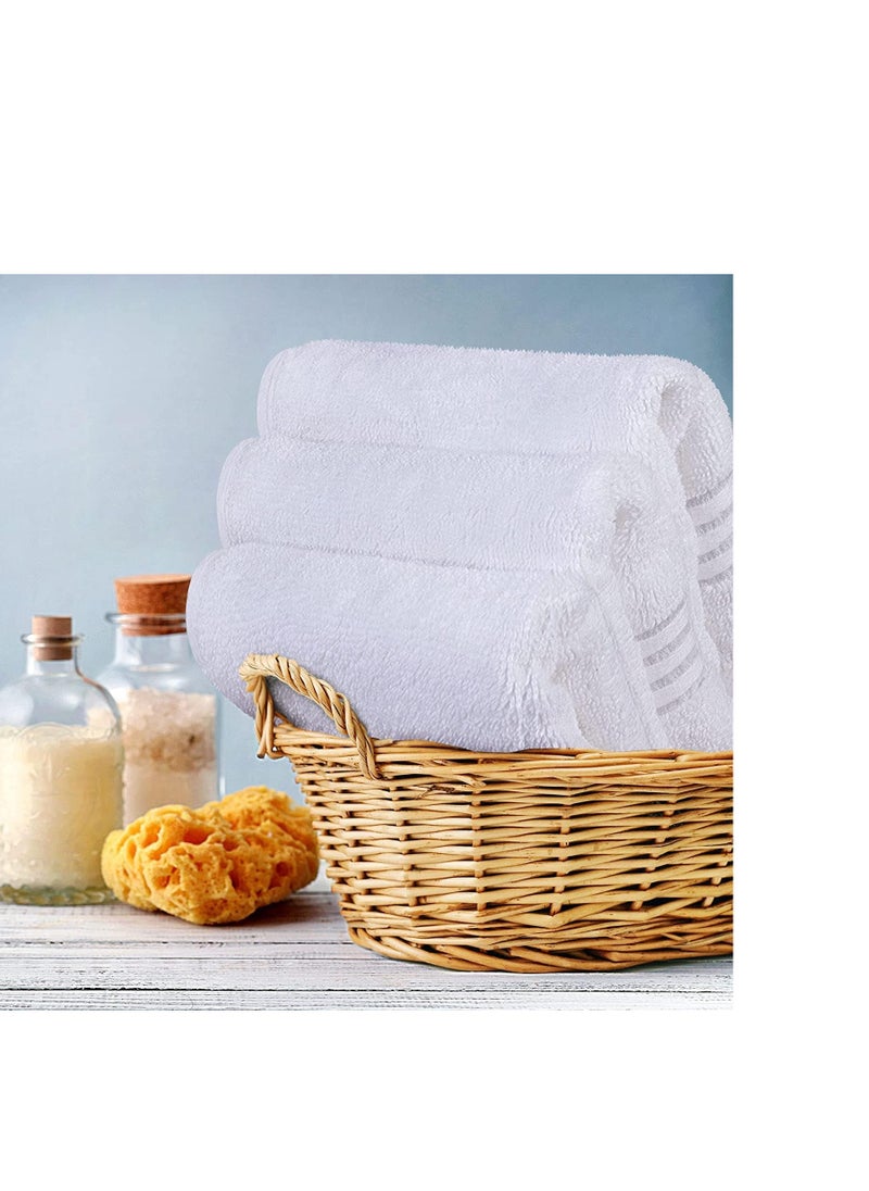 Utopia Towels - Utopia Towels 12 Pack Premium Wash Cloths Set (12 x 12 Inches) 100% Cotton Ring Spun, Highly Absorbent and Soft Feel Washcloths for Bathroom, Spa, Gym, and Face Towel (White) - Image 1