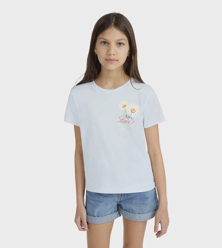 ليفايز LVG FLORAL STAMP TEE