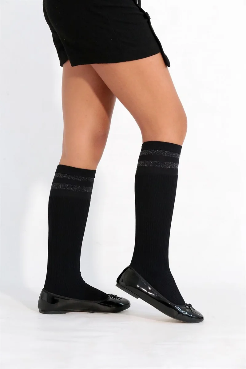 دايمود Mira Kids Knee High Socks Black