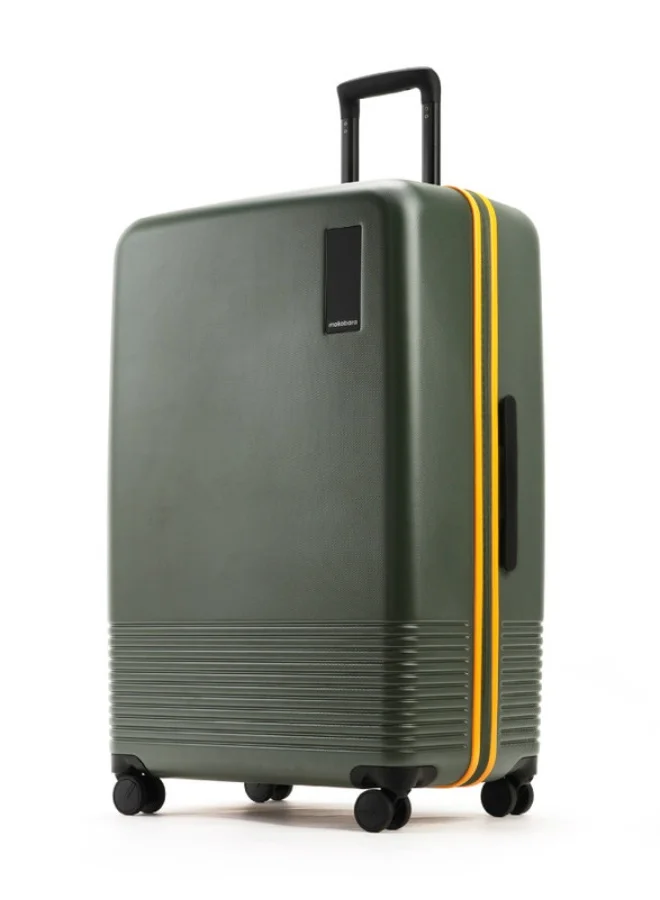 Mokobara The Check-in Large Luggage Hardsided 8 Hinomoto Wheels Large Trolley for Long Travels (Green)