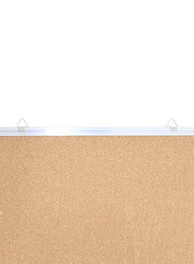 Generic Framed Bulletin Board Beige/Silver  - Image 3