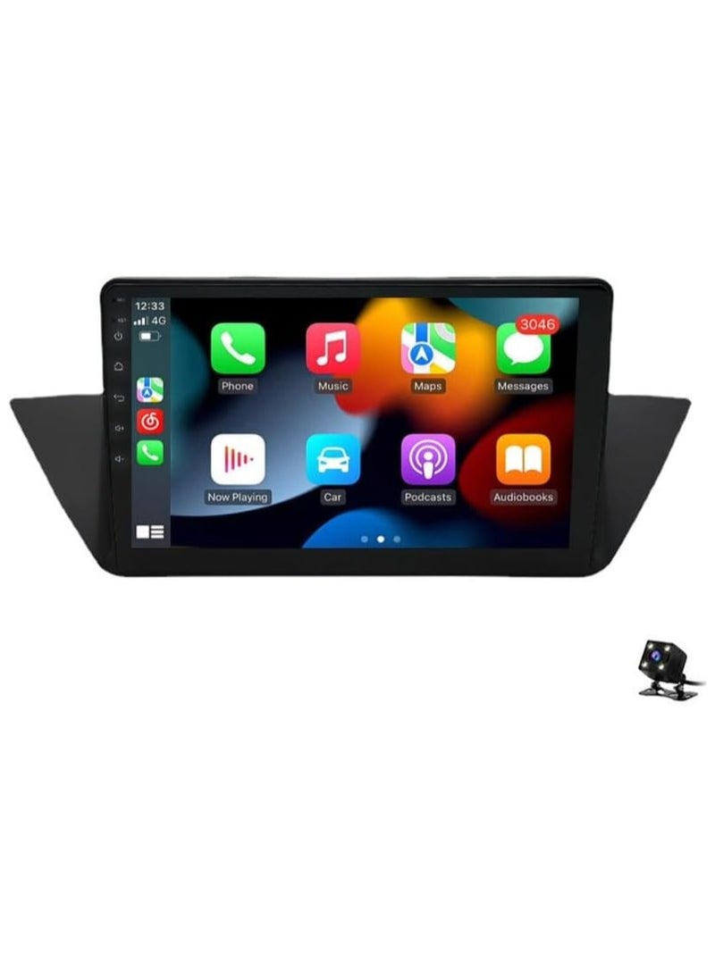 SHEZA STAR Android Car Stereo for BMW X1 E84 2009 2010 2011 2012 2GB RAM 32GB ROM 9 Inch Apple Carplay, MirrorLink WiFi BT, DSP IPS Touch Screen with AHD Camera Included  - Image 1