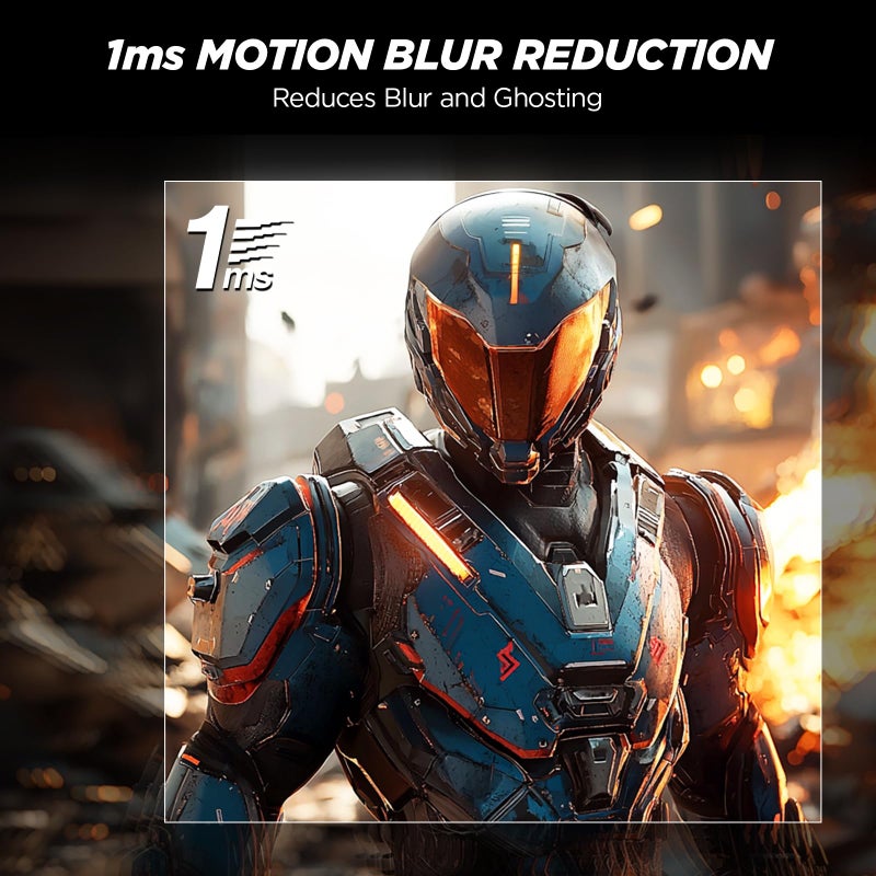 KOORUI 27 Inch Gaming Monitor 200Hz FHD (1920x1080) HDR400, 1ms Fast IPS, 90% DCI-P3, Adaptive-Sync, HDMI 2.0, DP 1.4, VESA Mount, Tilt Adjustable, G2711P - Image 4