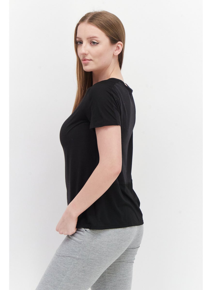 511 Tactical - Women Scoop Neck Short Sleeve Tactical Top, Black - Image 1