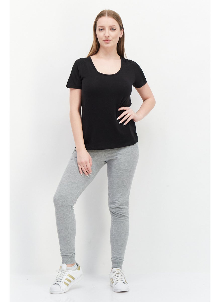 511 Tactical - Women Scoop Neck Short Sleeve Tactical Top, Black - Image 1