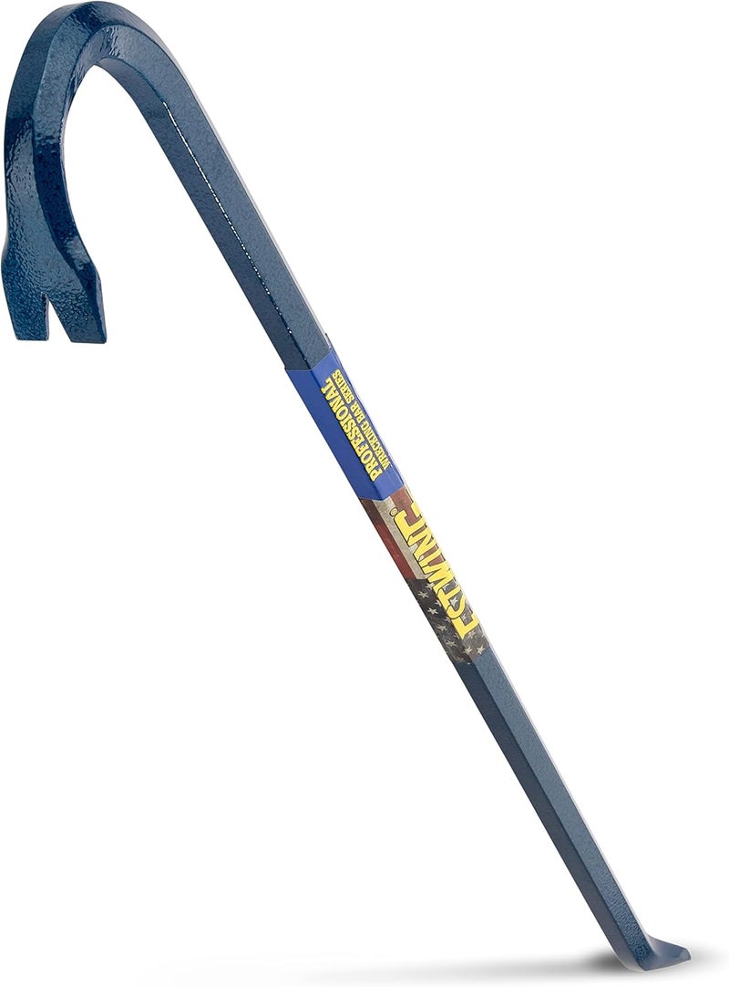 Estwing Gooseneck Wrecking Bar - 3/4" x 30" Pry Bar with Angled Chisel End & Forged Steel Construction - EWB-30 - Image 1