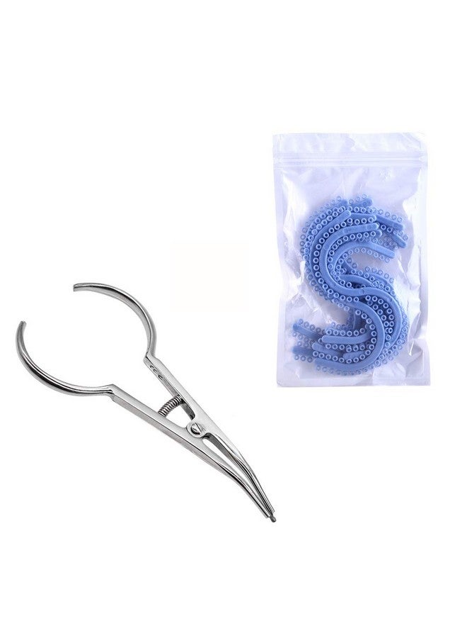 Angzhili 1 Piece Dental Orthodontic Separator Ties Placing Pliers And 1 Bag S Type Orthodontic Separator Ties Orthodontic Forcep - Image 1