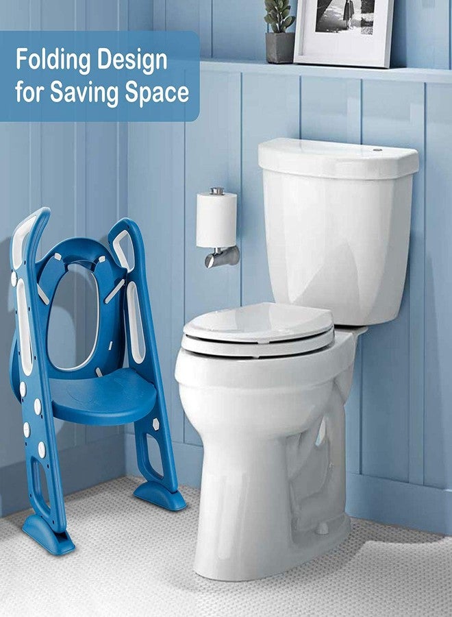 LAFILLETTE Lightweight Foldable Baby Potty Training Chair For Indoor And Outdoor Use (LAKE BLUE) - Image 4