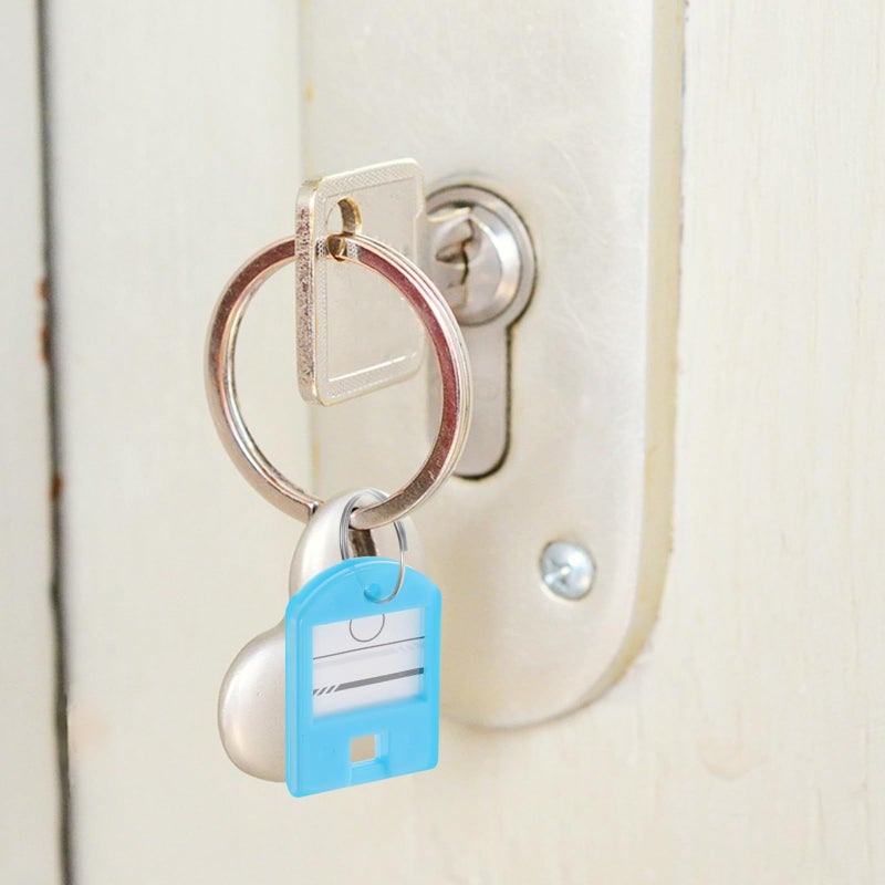 50 Pieces Sky Blue Plastic Key Tags With Numbers For Organization Office School Supplies - Image 5