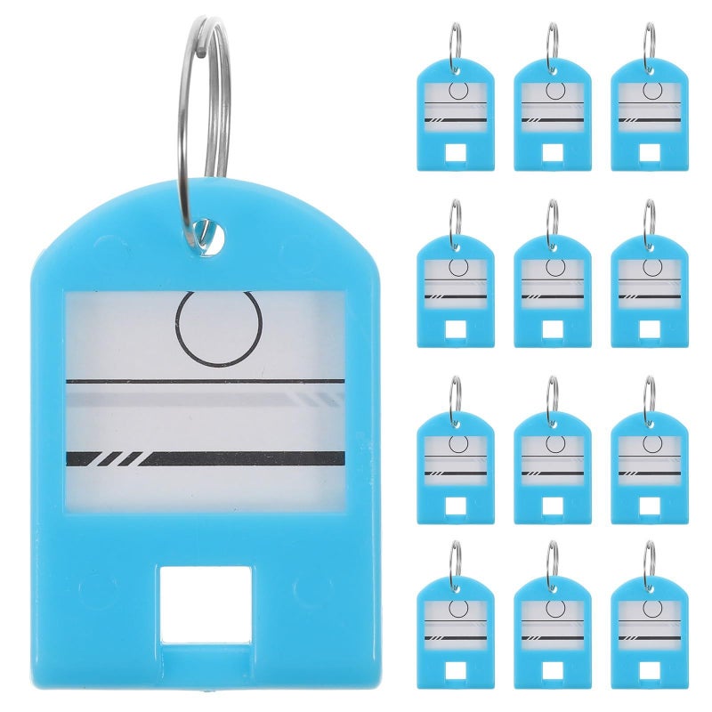 50 Pieces Sky Blue Plastic Key Tags With Numbers For Organization Office School Supplies - Image 2