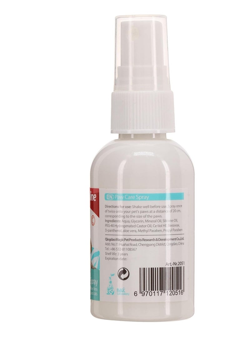 Bioline بخاخ العناية بأقدام الحيوانات من بيولين، غني بالشمع الطبيعي والصبار مضاد للبكتيريا والفطريات - 50 مل - Image 2