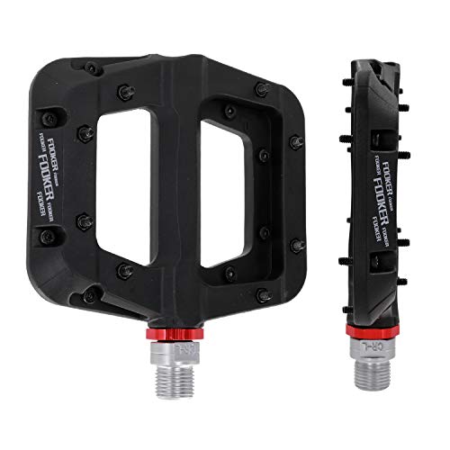 FOOKER MTB Pedals Mountain Bike Pedals 3 Bearing Non-Slip Lightweight Nylon Fiber Bicycle Platform Pedals for BMX MTB 9/16" - Image 4