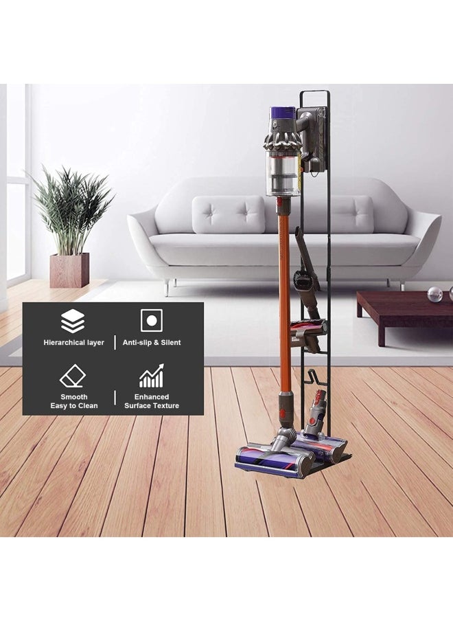 FOHO - Vacuum Stand for Dyson V11 V10 V8 V7 V6Stable Metal Storage Bracket Stand Holder for Dyson Handheld DC30 DC31 DC34 DC35 DC58 DC59 DC62 Cordless Vacuum Cleaners  Accessories  Attachments - Image 1