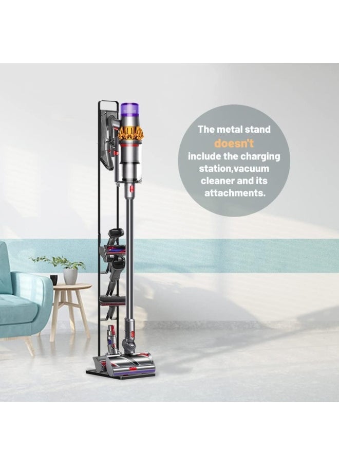 FOHO - Vacuum Stand for Dyson V11 V10 V8 V7 V6Stable Metal Storage Bracket Stand Holder for Dyson Handheld DC30 DC31 DC34 DC35 DC58 DC59 DC62 Cordless Vacuum Cleaners  Accessories  Attachments - Image 1