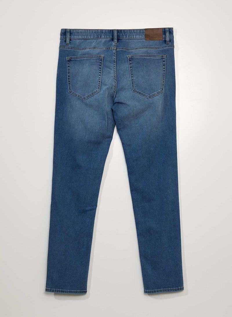 Kiabi Slim-Fit Stretch Jeans - L32 Blue - Image 2