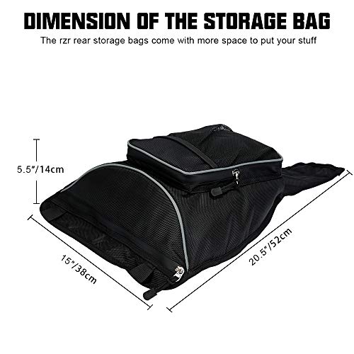 SUNPIE Tool Bag for UTV Storage Bag Side by Side Center Console Bag for RZR w/Waterproof Zipper 1680D High-Density Tool Bag Compatible with Polaris RZR XP 1000 Turbo S 900 570 800 2014-2025 - Image 2