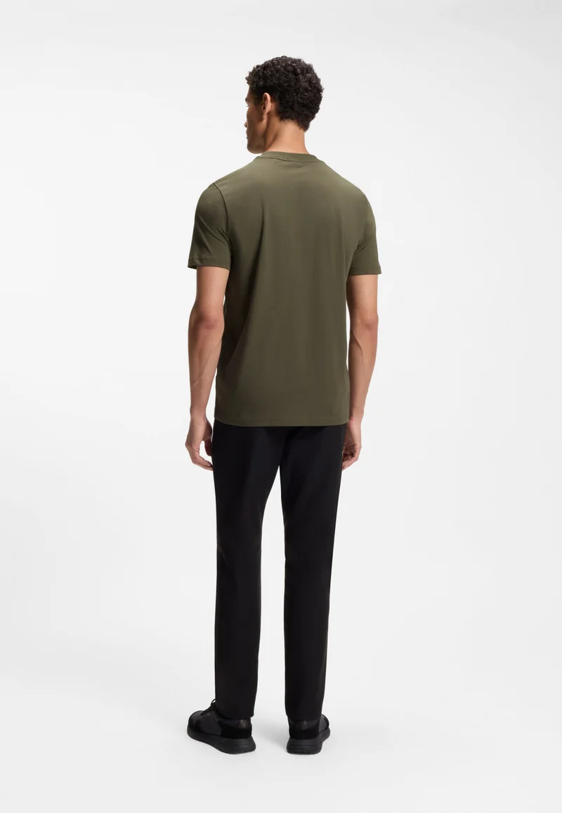 بوس Stretch-cotton T-shirt with logo detail