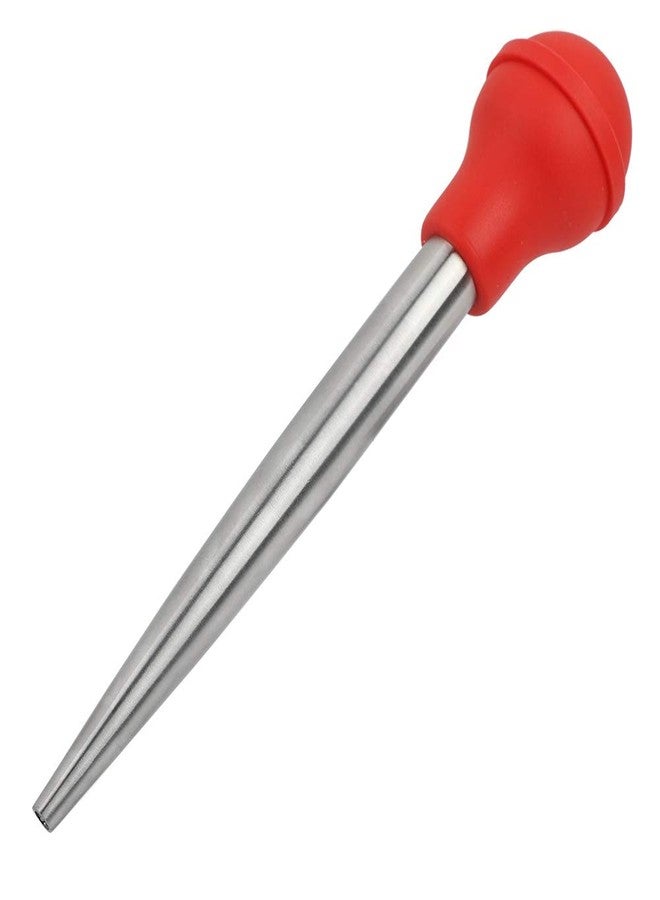 Gavigain Stainless Steel Turkey Baster for Cooking, Turkey Baster Syringe Metal Turkey Baster & Silicone Suction Bulb for Home Baking Kitchen Tool - Image 1