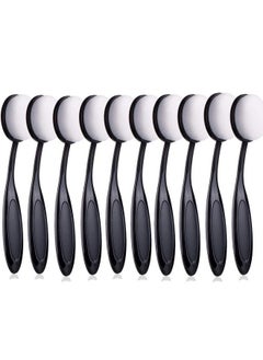 UNIMEIX UNIMEIX 5 Pack Blending Brushes for Card Making Blending Tools for Drawing Blending Brush Blender（Size 3, 1.18" Brush Head, Black）  - Image 1