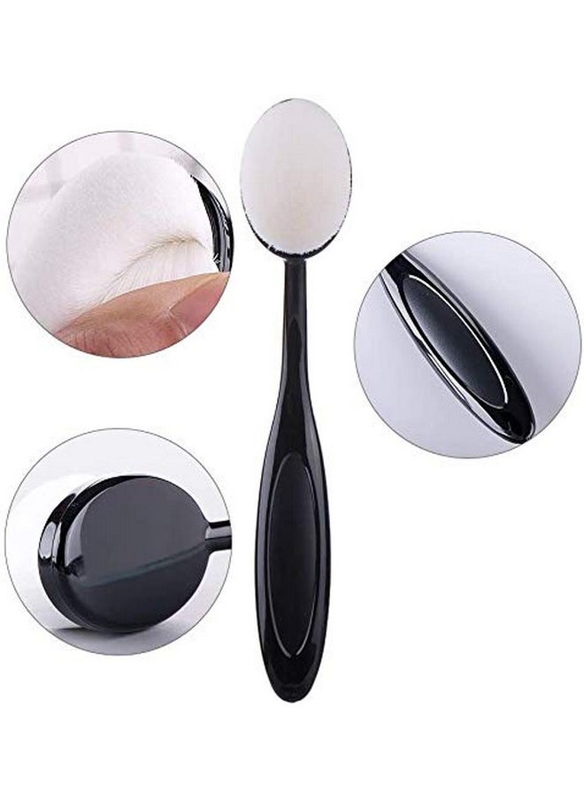UNIMEIX UNIMEIX 5 Pack Blending Brushes for Card Making Blending Tools for Drawing Blending Brush Blender（Size 3, 1.18" Brush Head, Black）  - Image 3