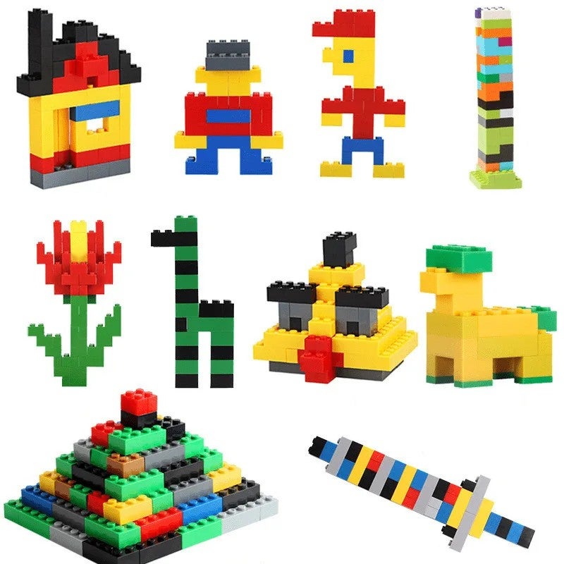 Y&D 1000 Pcs Building Blocks for Kids, High Quality Plastic Bricks Toys, DIY Game, Compatible All Major Brands, Building Sets for Creative Play - Image 4