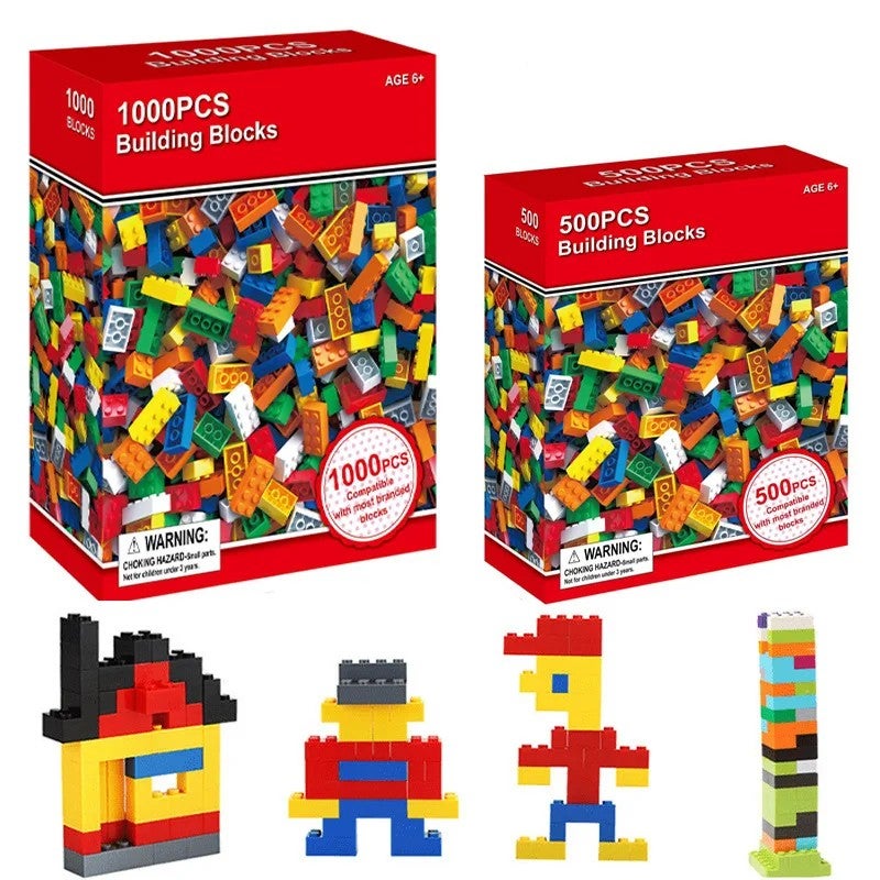 Y&D 1000 Pcs Building Blocks for Kids, High Quality Plastic Bricks Toys, DIY Game, Compatible All Major Brands, Building Sets for Creative Play - Image 3