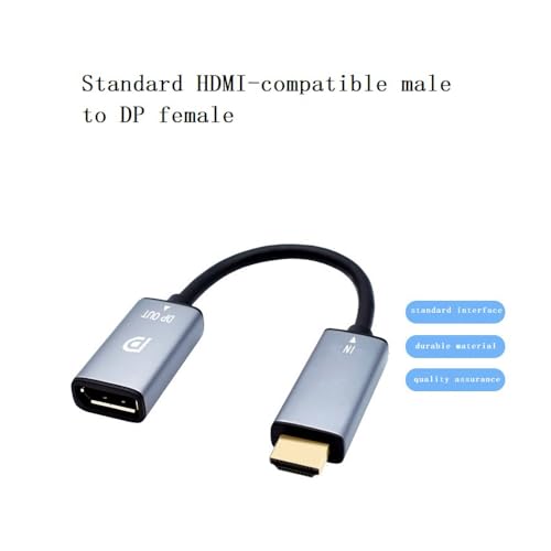 CORN HDMI to DisplayPort Adapter 4K@60Hz High Speed HDMI Male to DP Female Converter Cable Compatible for PC Graphics Card Laptop Mini NS PS5/4 Xbox One/360 - Image 4