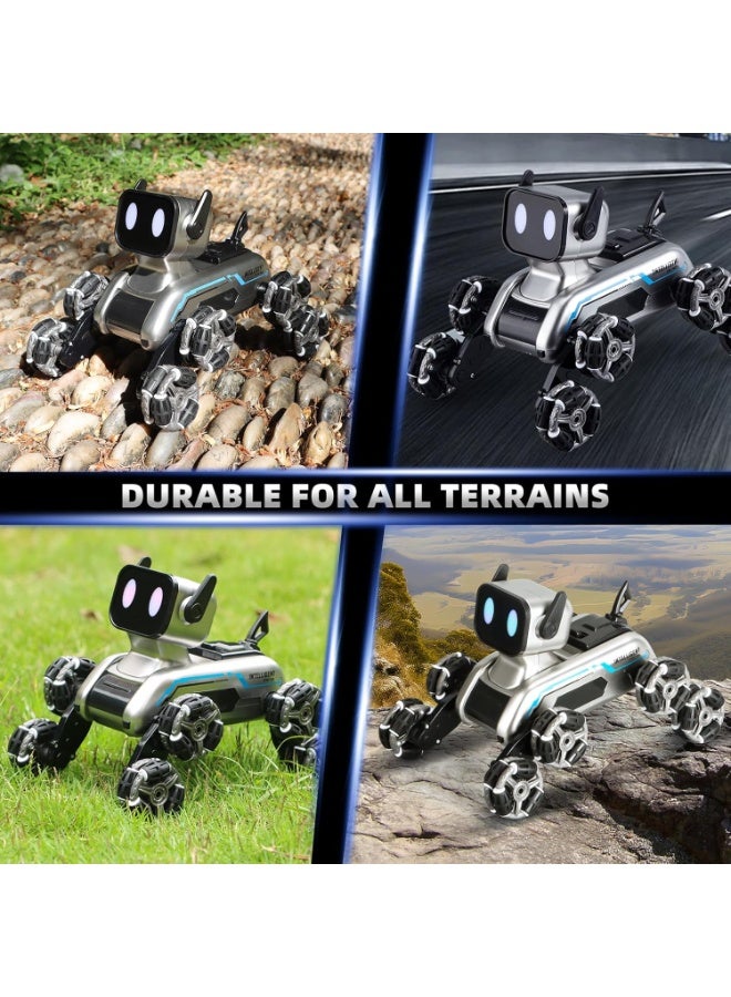 Remote Control Cars for Kids and Adults, 8WD Gesture Sensor Stunt Car with LED Lights, Music Function, RC Robot Dog Toy, Perfect Birthday Gift for Boys and Girls. - Image 5