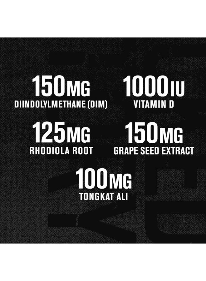 Jacked Factory Androsurge Estrogen Blocker for Men - Natural Testosterone Booster for Men & Estrogen Metabolizer with Tongkat Ali, DIM, Long Jack & More - Test Booster & Muscle Builder - 60 Count  - Image 2